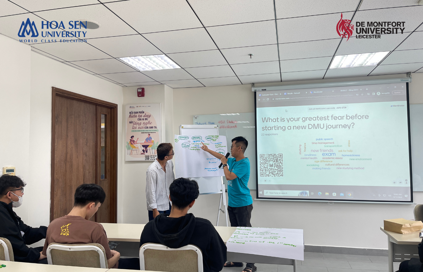 Workshop "Discover Your Academic Path" do thầy Phan Trọng Nhân dẫn dắt