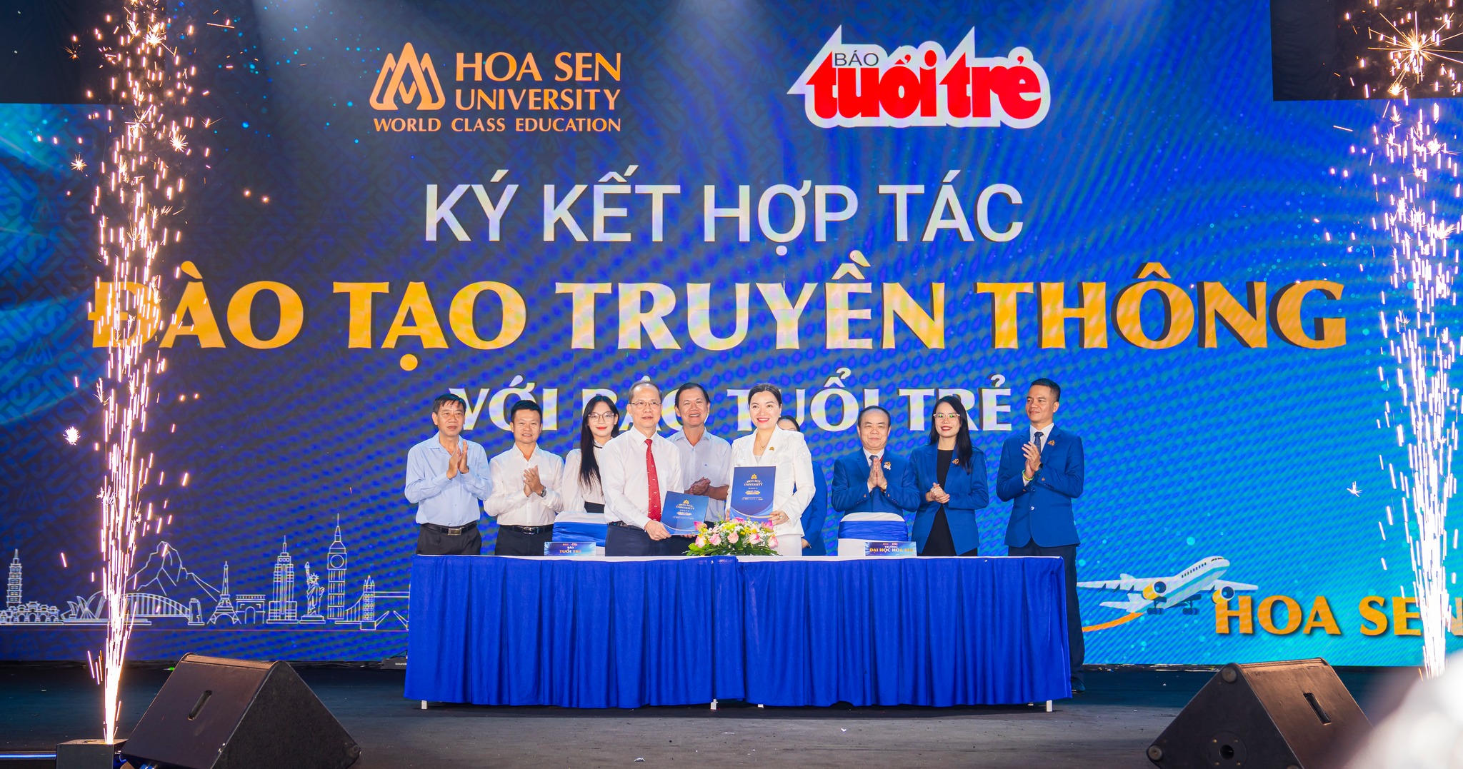 Đại học Hoa Sen ký kết hợp tác với Báo Tuổi Tr?v?đào tạo truyền thông