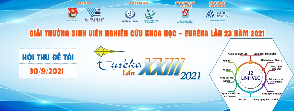 Giải thưởng Sinh viên Nghiên cứu khoa học – Euréka lần thứ 23 năm 2021