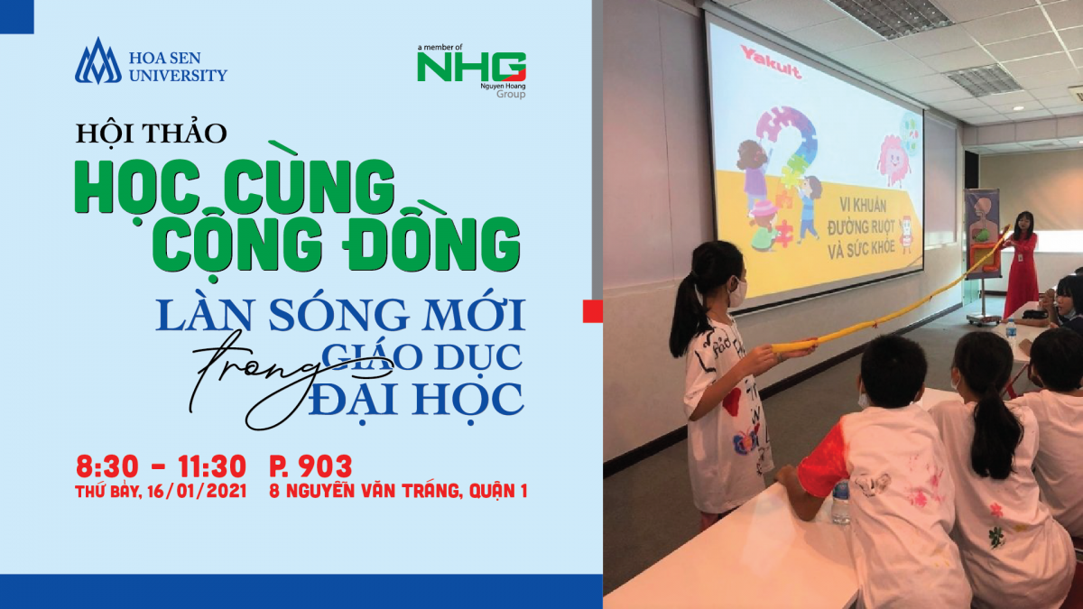 Hội thảo Học cùng cộng đồng - Làn sóng mới trong giáo dục đại học